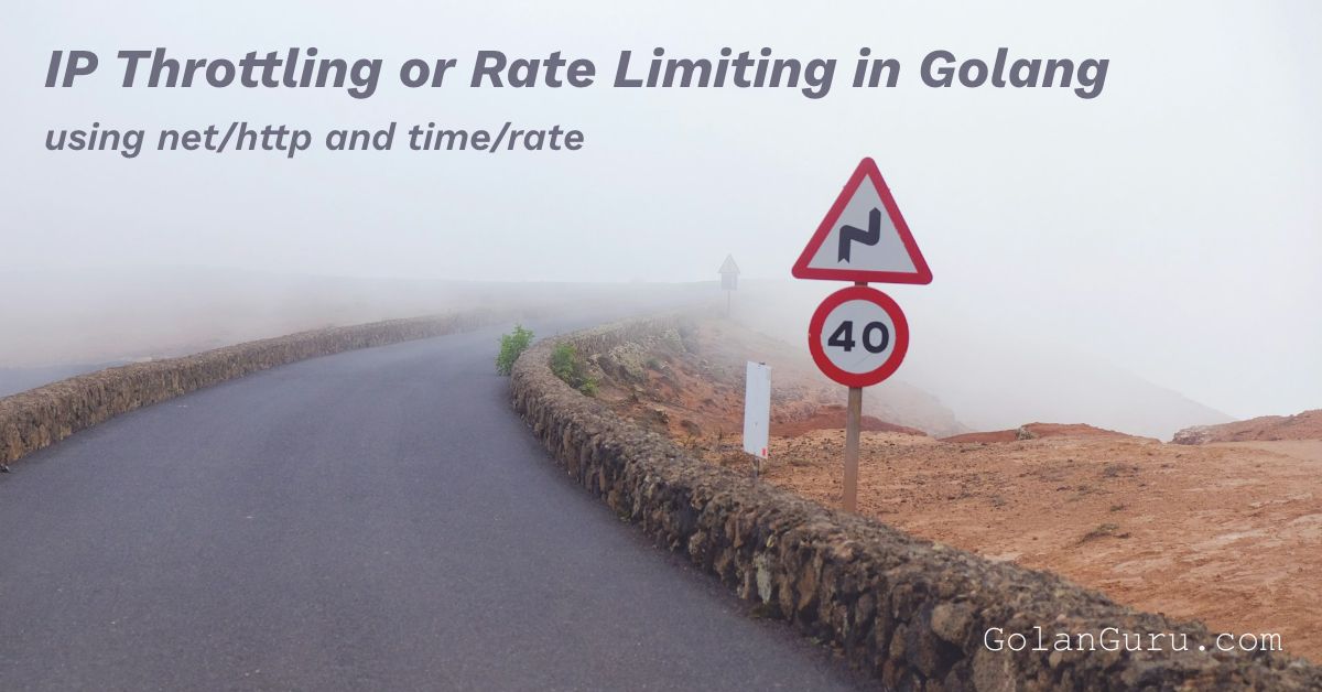 IP Throttling or Rate Limiting in Golang using net/http and time/rate - Photo by Ksenia Kudelkina on Unsplash